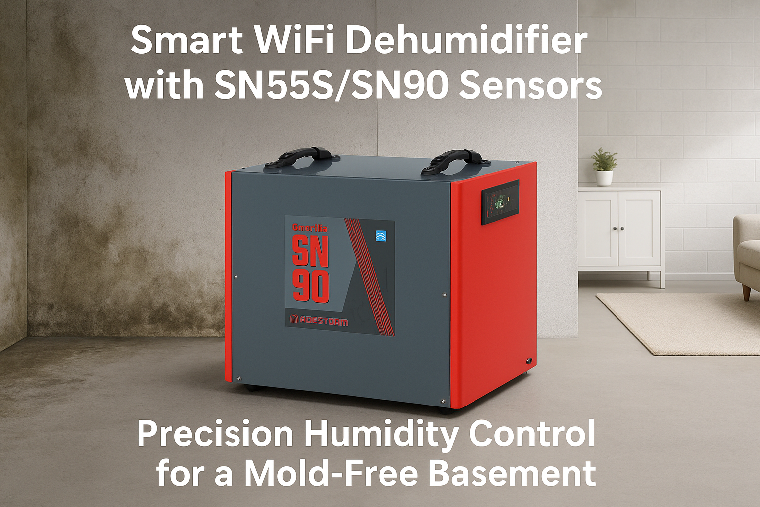 Sensors Precisely Control Humidity: How Smart Dehumidifiers Prevent Basement Mold
