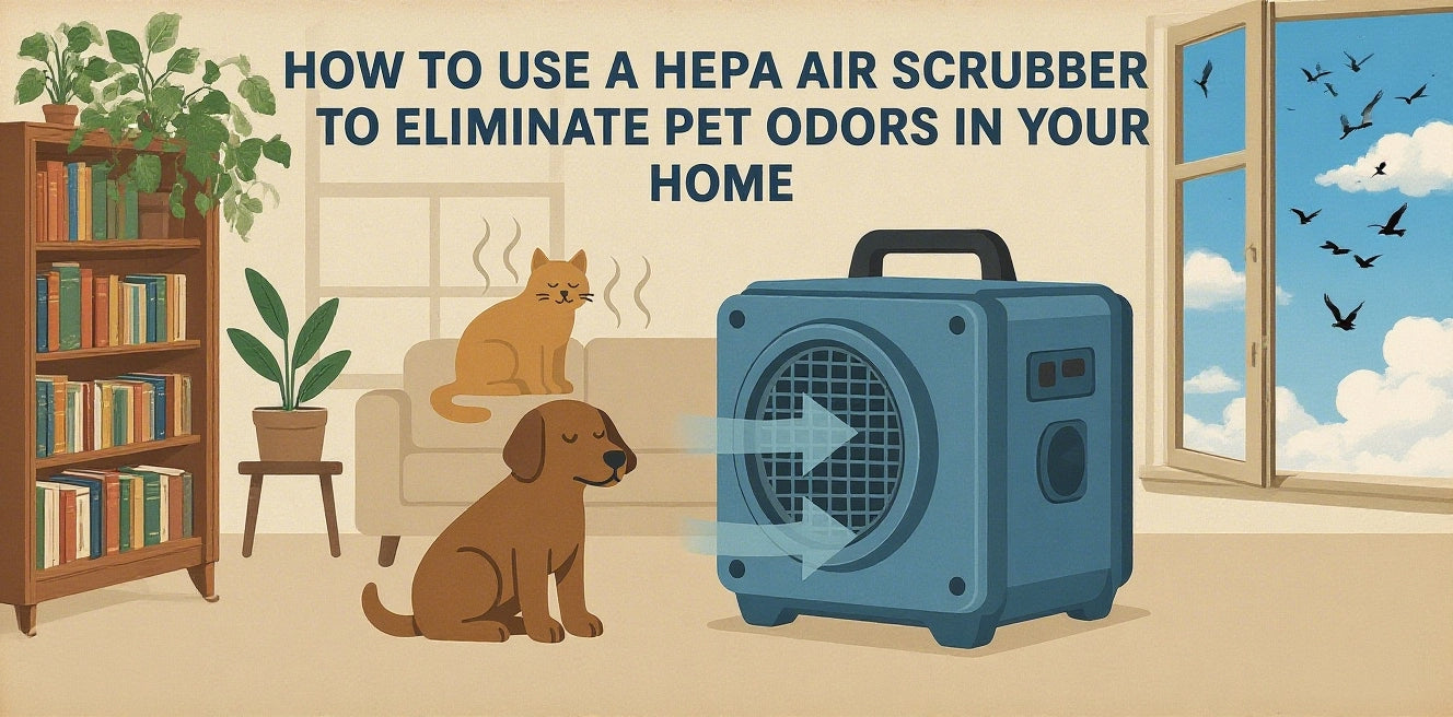 How to Use a HEPA Air Scrubber to Eliminate Pet Odors in Your Home