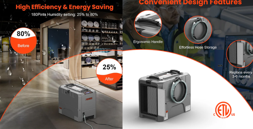 Abestorm Crawl Space Dehumidifier