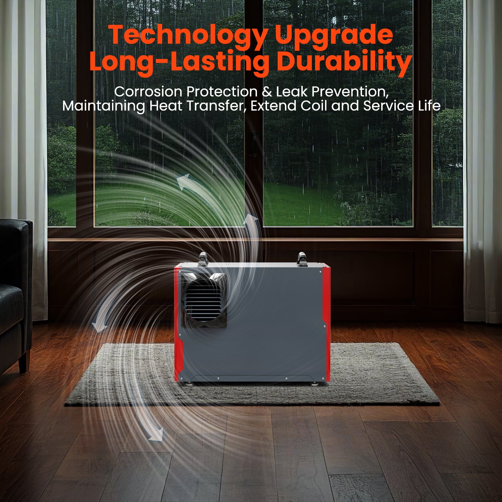 Abestorm 198 PPD Crawl Space Dehumidifier with Pump and Drain Hose | Guardian SNS90 | Energy Star Certified