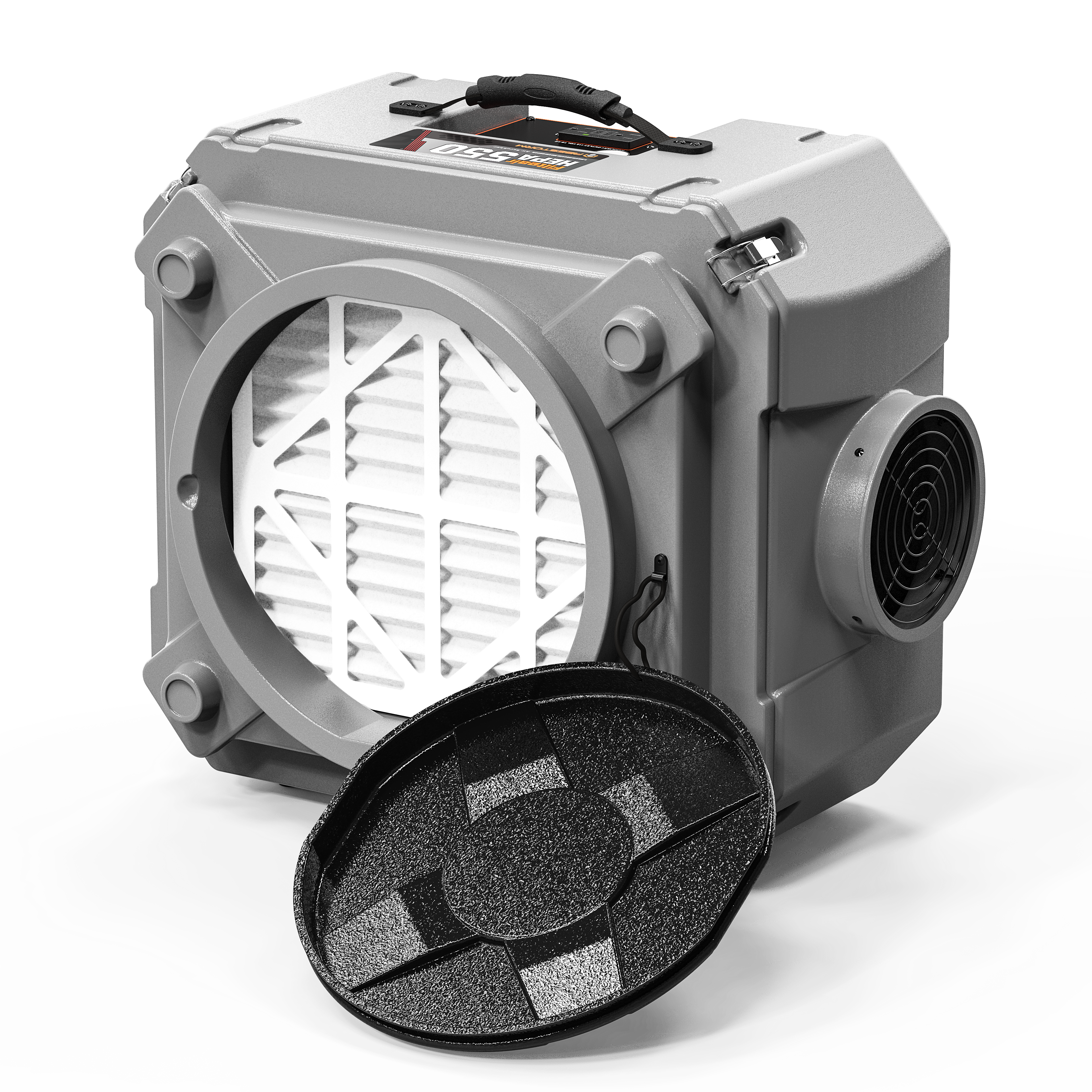 Hepa filter clearance air scrubber