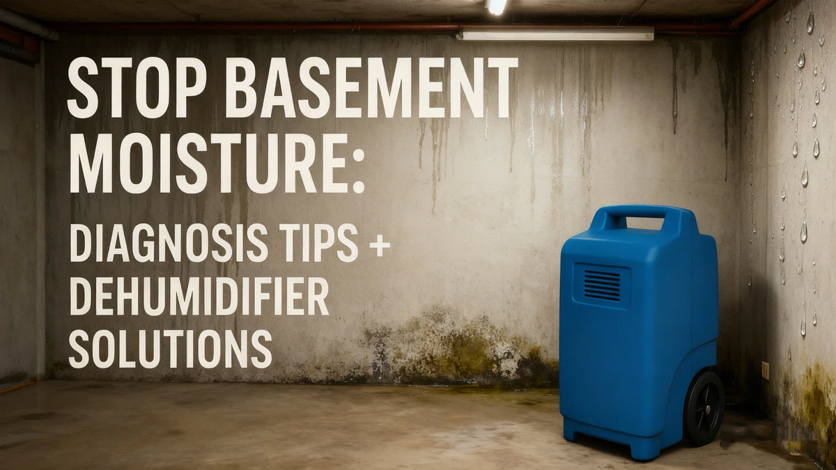 Basement Humidity Control Crawl Space Dehumidifier