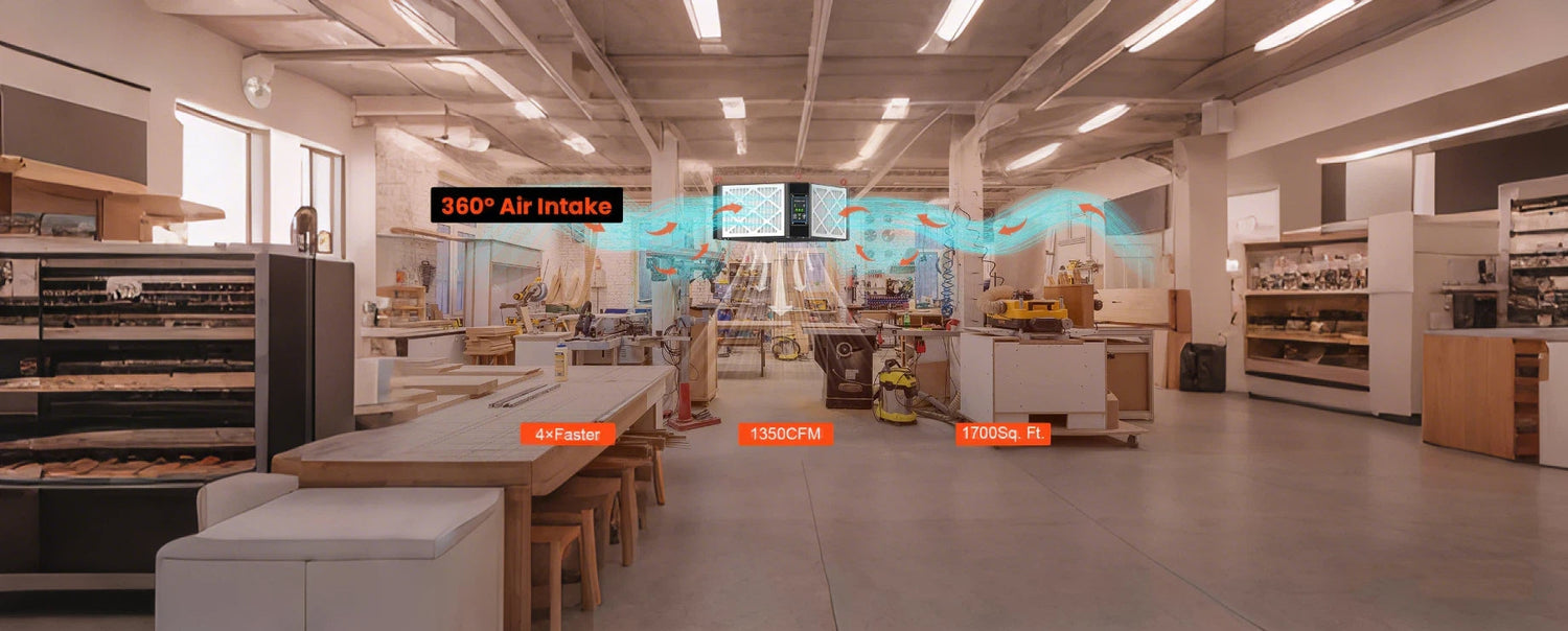 Humidity & Dust Control for Workshops and Industrial Spaces