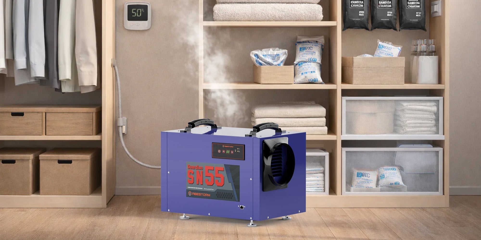 How to Keep Closets and Storage Rooms Dry and Odor-Free?