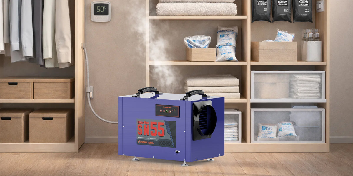 How to Keep Closets and Storage Rooms Dry and Odor-Free?