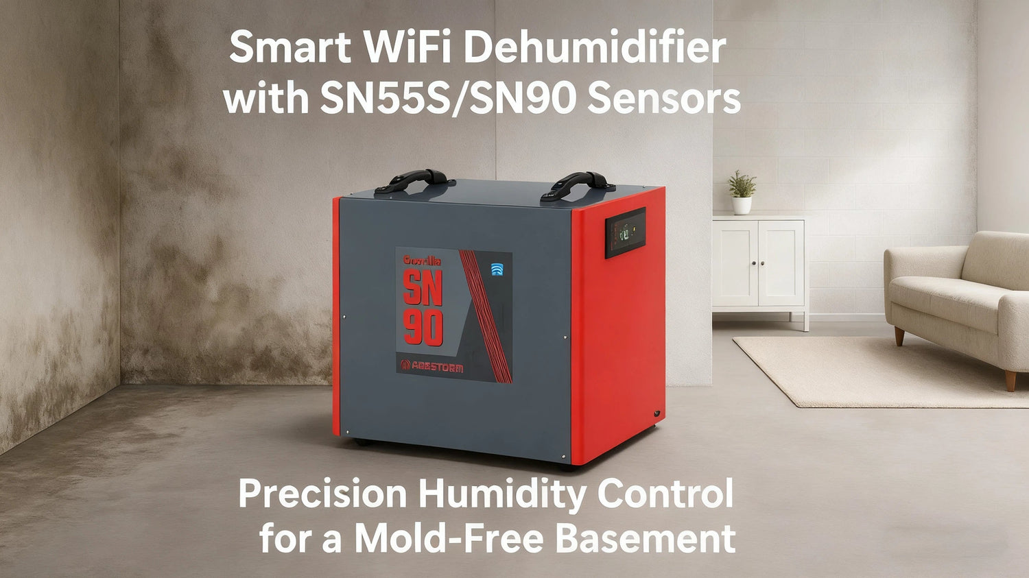 Sensors Precisely Control Humidity: How Smart Dehumidifiers Prevent Basement Mold