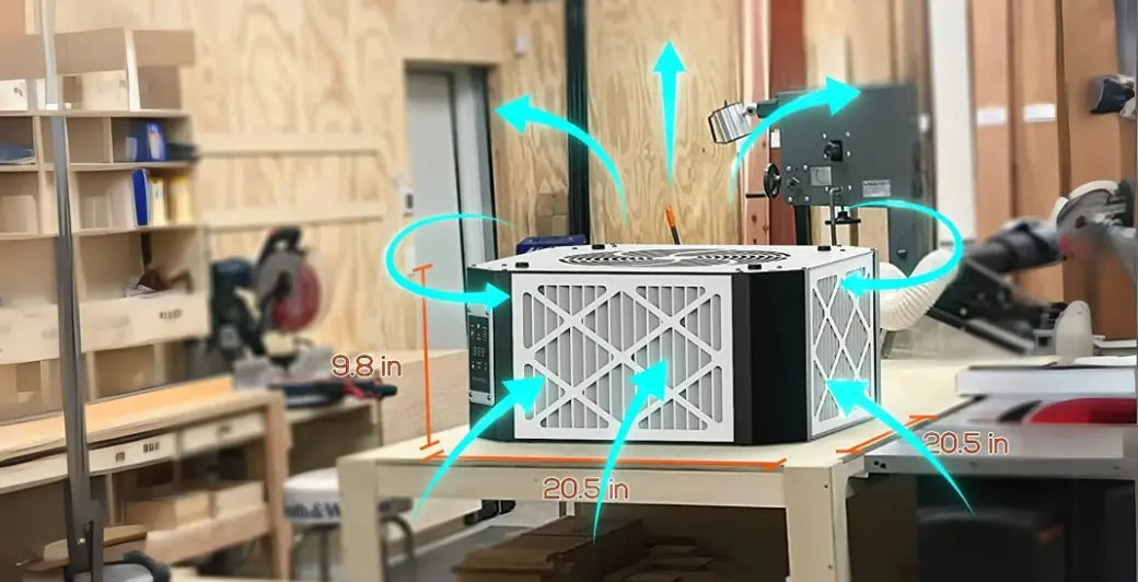 What Size Air Filtration Unit Do I Need for My Wood Shop?