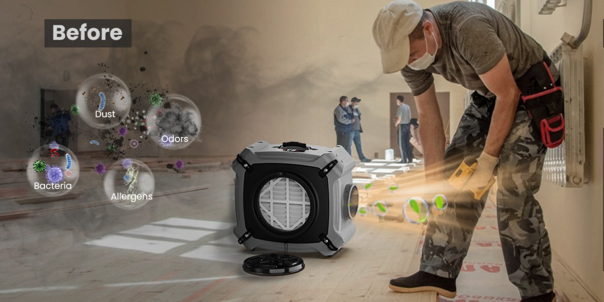 air scrubber for mold