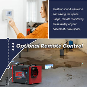 Abestorm 120 PPD Crawl Space Dehumidifier with Pump and Drain Hose | Guardian SN55S | Energy Star Certified
