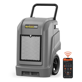 Abestorm 190 PPD 2,600 Sq.Ft Smart WIFI Commercial Dehumidifier with Pump and Drain Hose | Hurricane 900 Grey