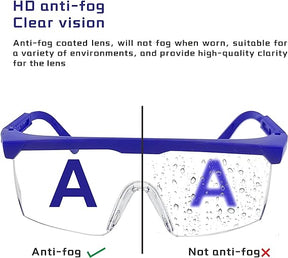 Safety Goggles,Clear Anti-Fog, Anti-Scratch Safety Glasses, Eyes Protection Goggles Protective Eyewear