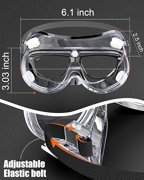 Transparent Goggles, Anti-Fog, Anti-splash, Anti-Splash, Sand And Dust, Unisex Protective Glasses