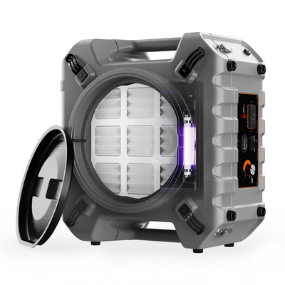 Abestorm 550 CFM HEPA S2 Air Scrubber with 4-Stage Filtration System, UV-C Light