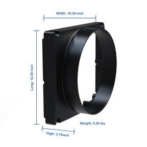 Abestorm Duct Mounting Plate, Plastic Pipe Flange for Guardian SNS100/120 Return & Supply Collar Assembly