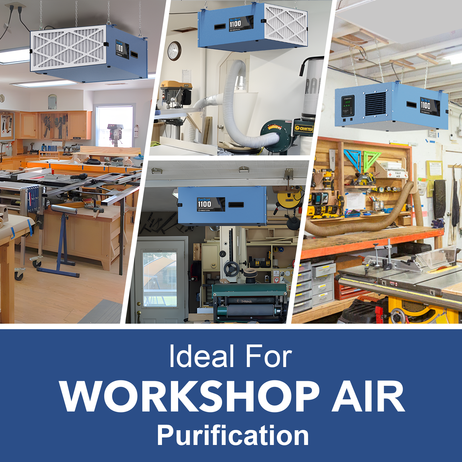 Abestorm Industrial Air Purification For Workshop | DecDust 1100