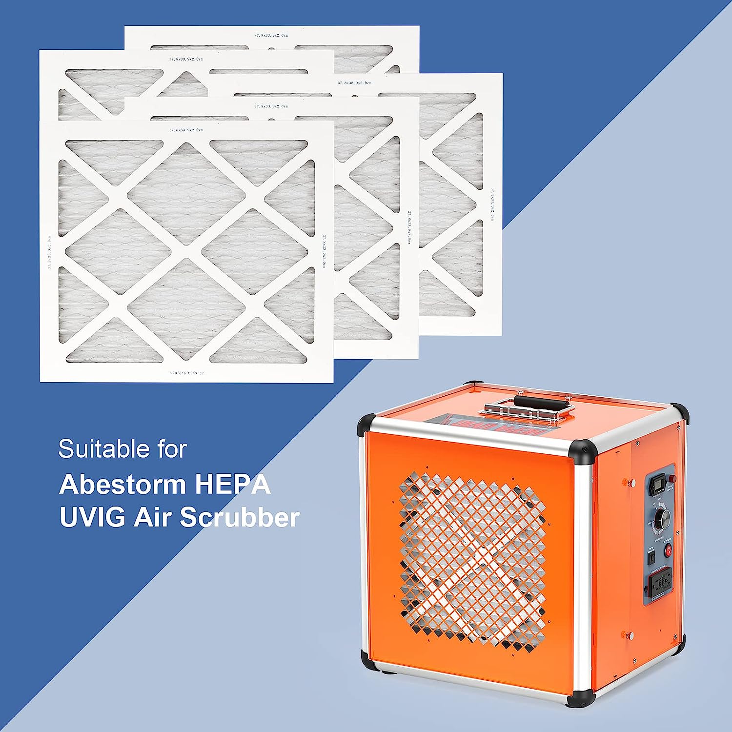 Abestorm Replacement Filter for HEPA UVIG Air Scrubber 5pack