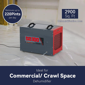 dehumidifier crawlspace
