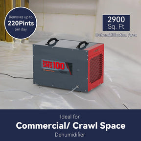 Abestorm 220 Pints Crawl Space Dehumidifiers | Guardian SNS100