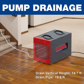 crawl space dehumidifier with drain hose