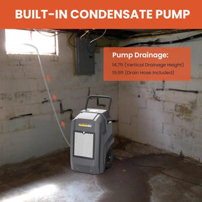 commercial dehumidifiers with pump