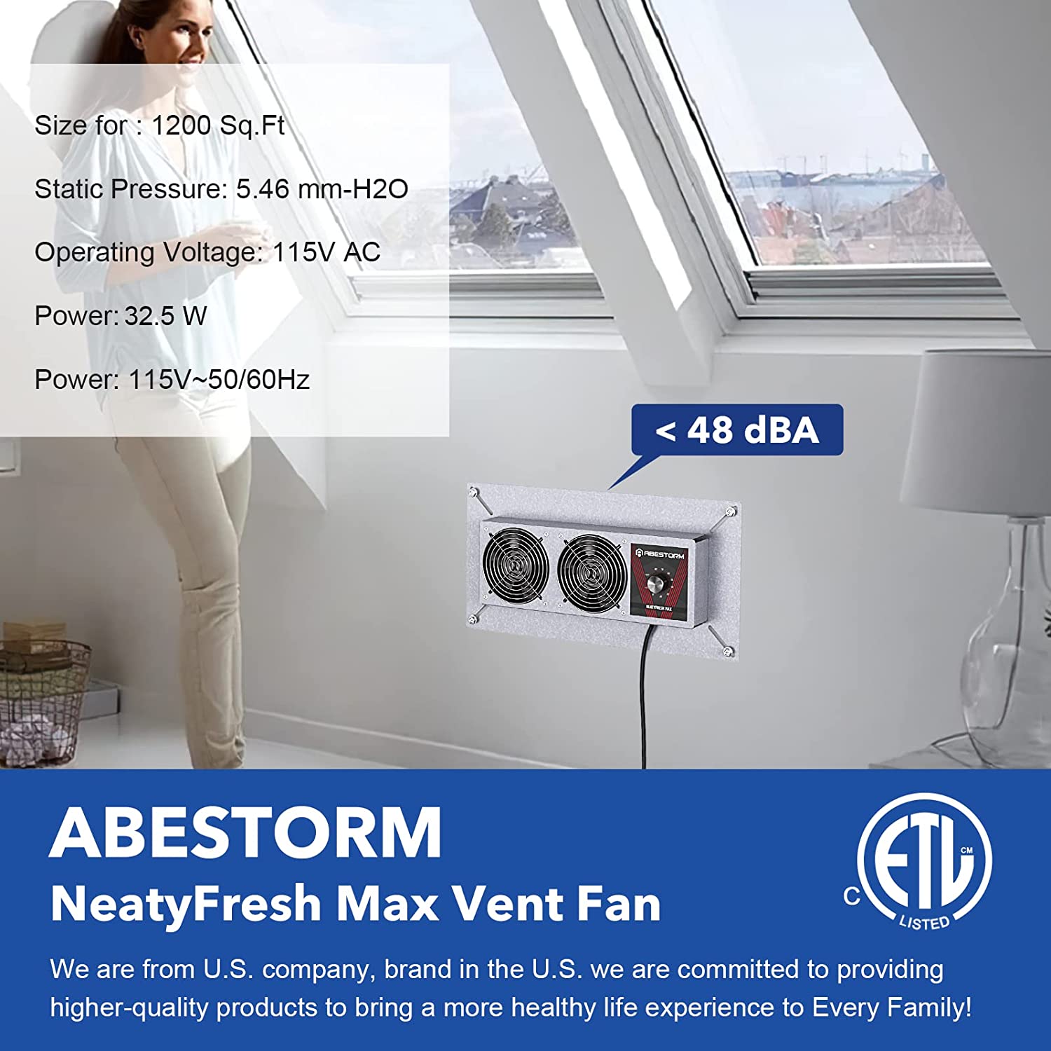 crawl space fan vent