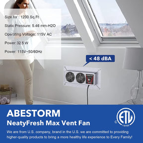crawl space fan vent