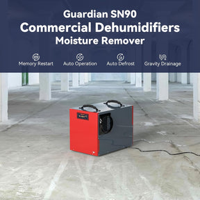Abestorm 198 PPD Crawl Space Dehumidifier Size for 2,600 Sq. Ft | Guardian SN90