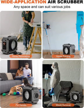 air scrubber for mold remediation