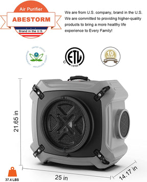 hepa air scrubber for mold