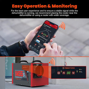 Abestorm 120 PPD Smart WIFI  Crawl Space Dehumidifier with Pump and Drain Hose | Guardian SN55S