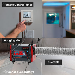 Abestorm 120 PPD Smart WIFI  Crawl Space Dehumidifier with Pump and Drain Hose | Guardian SNS65S