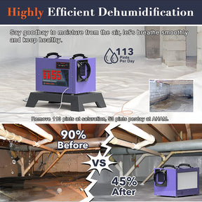 dehumidifiers for crawl space