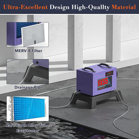 dehumidifier for crawl space with pump