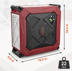 Abestorm 270 Degree Intake Air Filtration System For Woodworking | DecDust 1080