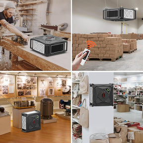 Abestorm 3-side Air Intake Air Filtration System Built-in Ionizer | DecDust 780IG