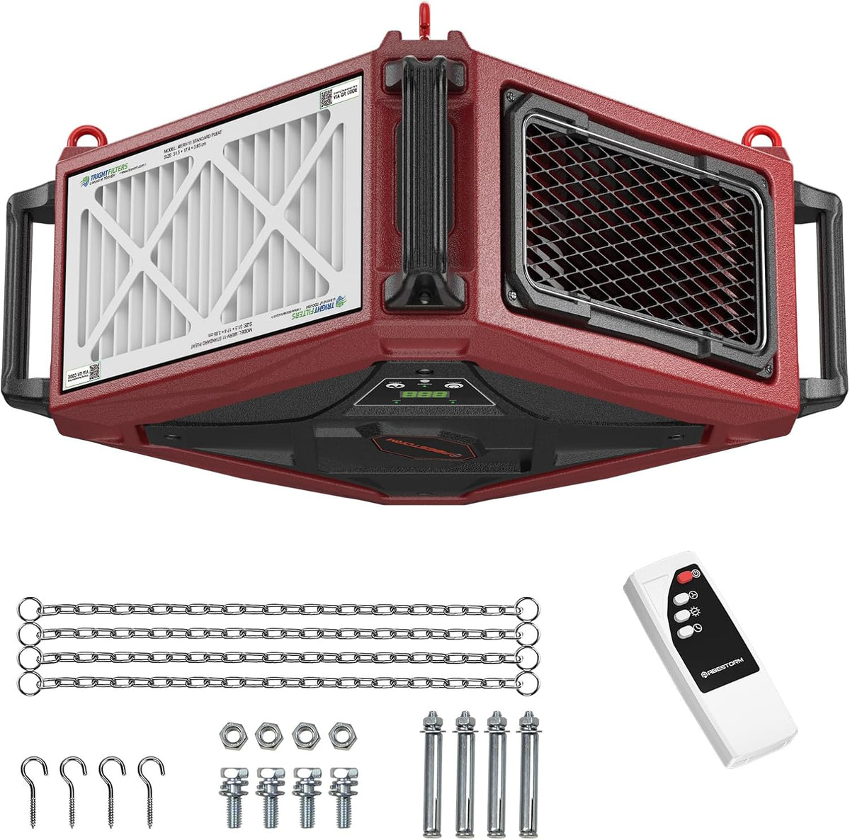 Abestorm 270 Degree Intake Air Filtration System Built-in Ionizer | DecDust 1080IG