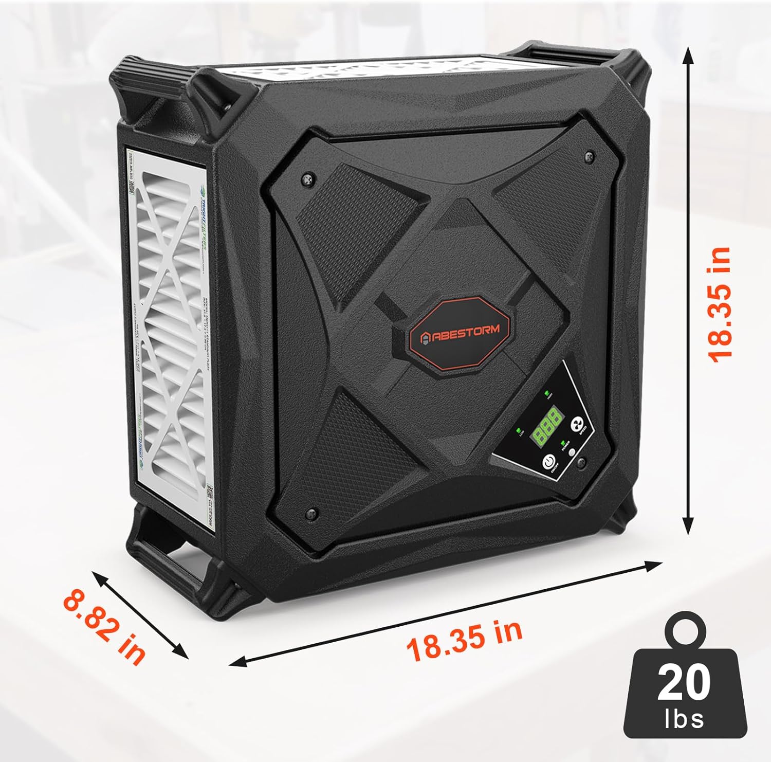 Abestorm 3-side Air Intake Air Filtration System for Woodworking | DecDust 780