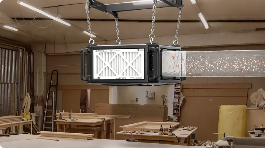 Abestorm 3-side Air Intake Air Filtration System Built-in Ionizer | DecDust 780IG