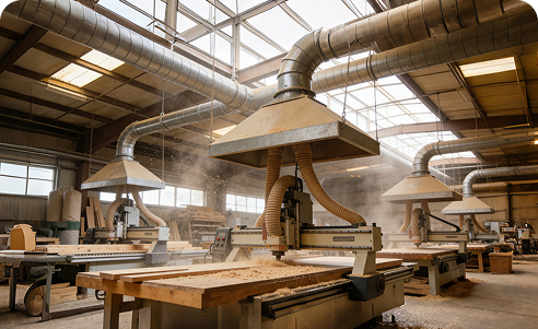Woodworking Shop Air Filtration: Dust Collectors & Air Scrubbers