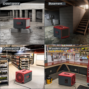 crawl space dehumidifier with a pump